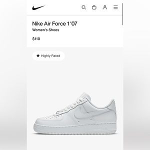 Nike Air Force 1 '07 Women's Shoes white